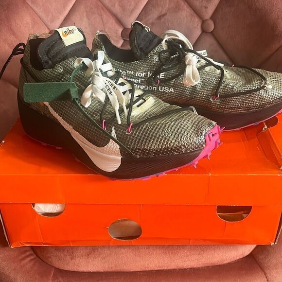 Nike Off-White WMNS Vapor Street “Laser Fuchsia” (S/N: CD8178-001) size 13 (11M) - Picture 1 of 11